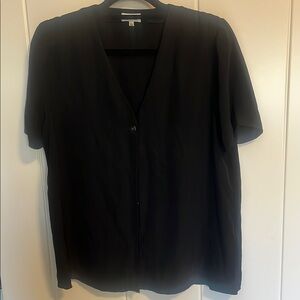Wilfred Black Button Down Shirt